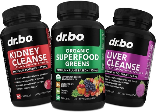 [BRSRMHQYCECQMHIV] Organic Superfood Greens & Fruit Supplements - Liver Kidney Cleanse Detox Support Supplement - Green Veggie Powder Blend Vegetable Foods & Help Repair Kidneys, Bladder Control & Urinary Tract Health