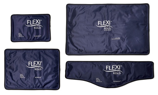 [BRSW2GQKDMFQAYIU] FlexiKold Standard, Half Size, Oversize and Neck Gel Ice Cold Packs - Sizes: Large, Small, X-Large, and Neck