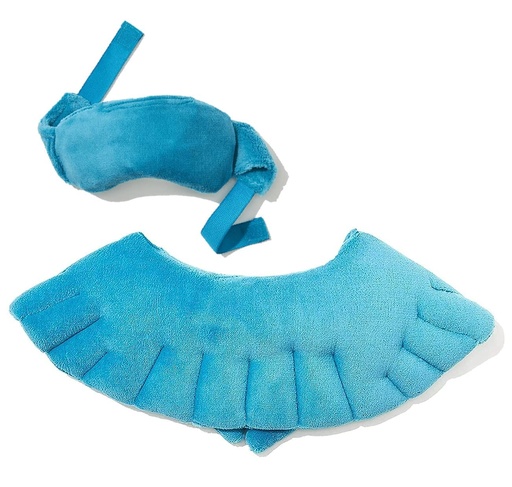 [BRSW2FIKB4ARQD3A] NatraCure Microwavable Moist Heat Shoulder Wrap and Warming Eye Mask with Silica Beads