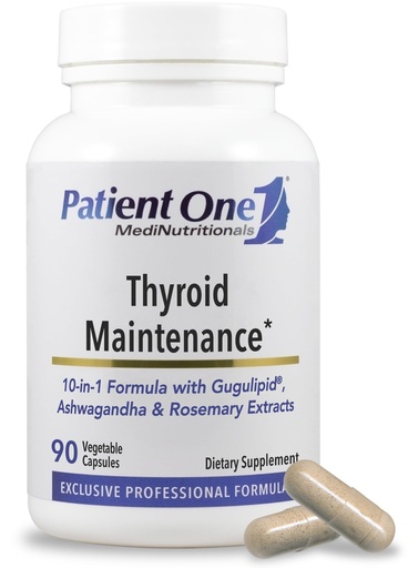 [BRSWGEL4CQHQOHQ6] Patient One Thyroid Maintenance | Supplement to Support Thyroid Function and Energy Levels* | with Vitamin B12, Ashwagandha and More | 90 Capsules