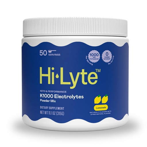 [BRSW2ZQQPIMRS3D2] Hi-Lyte Keto K1000 Electrolyte Powder | Lemonade | Hydration Supplement Drink Mix | Boost Energy & Beat Leg Cramps | No Sugar, No Maltodextrin | 50 Servings