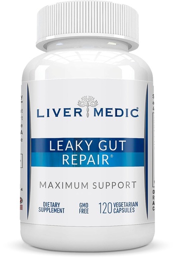 [BRSRABI5AEAQOAY2] Leaky Gut Repair Natural Gut Health Supplement Glutamine Organic Slippery Elm NAG Marshmallow Root Aloe Vera MSM Quercetin Bromelain Promotes Digestive Ease, Gut Wellness 1000mg 120 Caps