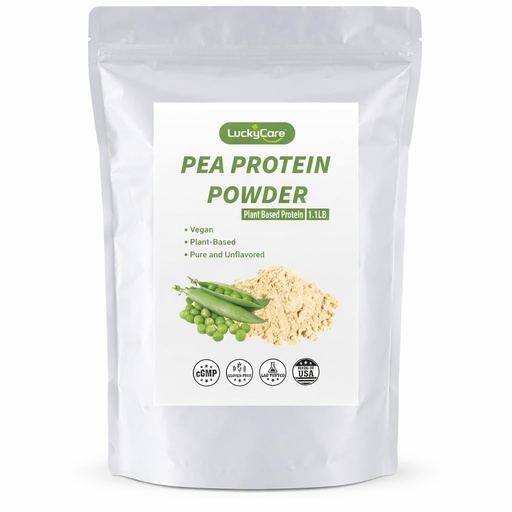 [BRSREY3RO4CR62Y2] Pea Protein Powder 1.1lb, Original Unflavored | Pure Vegan Plant-Based Protein | Gluten-Free, Keto-Friendly, Non-GMO | Clean Natural Protein for Shakes & Smoothies
