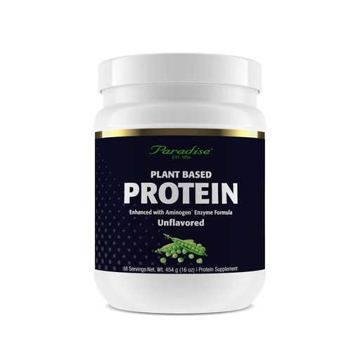 [BRSWKYL6BUMRA2TY] Paradise Herbs Certified Organic Pea Protein Powder, Unflavored, Vegan, Gluten Free, Non-GMO, Keto, Paleo, 15 Servings, 15.87 oz