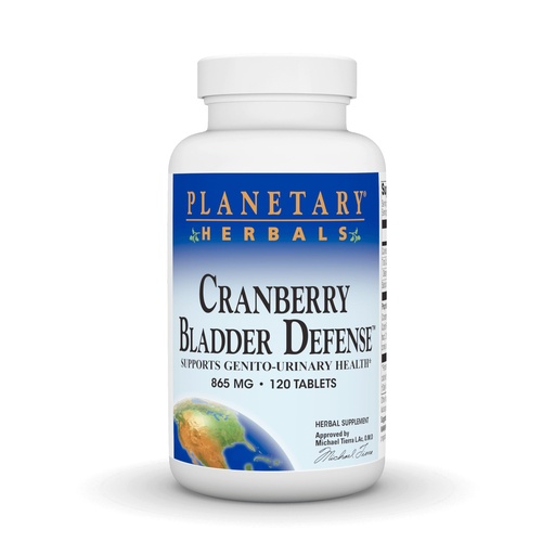 [BRSWIYQOAUMROCDK] Planetary Herbals Cranberry Bladder Defense 865mg, Supports Genito-Urinary Health