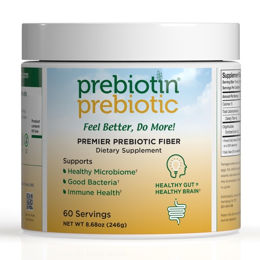 [BRSWIYY3CUHQOH36] Prebiotin Prebiotic Fiber Supplement Powder � 8.68 oz � Supports Digestive Health � High Fiber, Boosts Probiotics, Reduces Hunger � All-Natural, Gluten-Free
