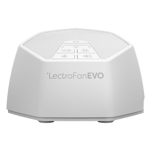 [BRSWGZQPB55RYFI7] Adaptive Sound Technologies LectroFan EVO - Non-Looping Sound Machine for Sleep - Soothing Noise - Convenient Sleep Timer - Lightweight Build - USB-Powered - White