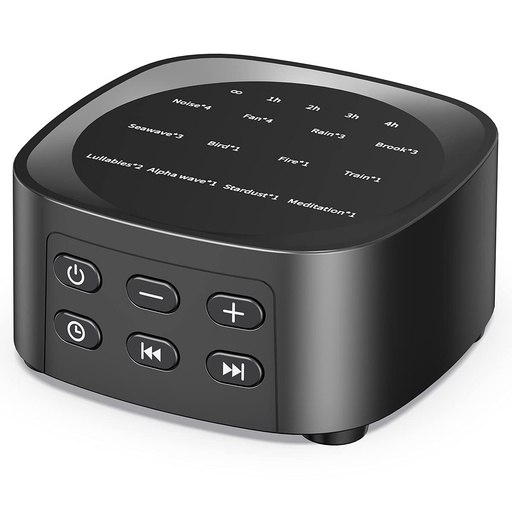 [BRSW2ZD2OIMWYDL3] Sleepbox Sleep White Noise Sound Machines with 25 Soothing Sounds 36 Volume Levels 5 Timers Visible Sound Catalog Portable Size Memory Function for Home Office and Travel