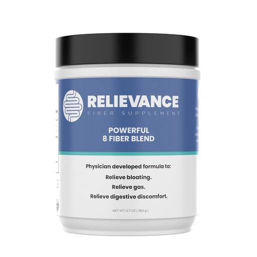 [BRSREHQRAEPRSDQ7] Fiber Supplement - Clean Formula - Bloating & Gas Relief Fiber Supplement – 8-Fiber Blend for Digestive Health, Doctor Developed, Supports Regularity & Gut Comfort