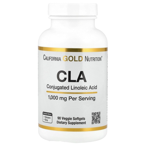 [BRSWGGIZBAPRSHLU] California Gold Nutrition CLA, Conjugated Linoleic Acid, 1,000 mg, 90 Veggie Softgels