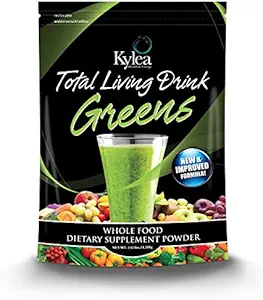 [BRSWKH35BAHB4YIZ] Total Living Drink Greens Superfood Powder - (2.65 lbs Bag, 30 Servings, 60 Ingredients) - Enzymes, Antioxidants, Herbs, Probiotics, Vitamins and Minerals.