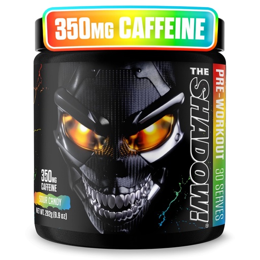 [BRSRABA2AB7WKHL5] JNX SPORTS The Shadow! High Stim Preworkout | 350mg of Caffeine | Sour Candy 30 Servings | Electric Energy, Mental Focus & Superhuman Strength for Men & Women