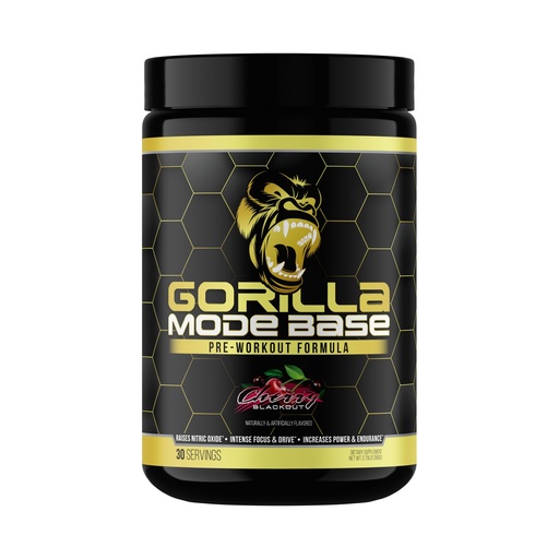 [BRSROGT5OYIBMCL5] Gorilla Mode Base Pre-Workout (Cherry Blackout)