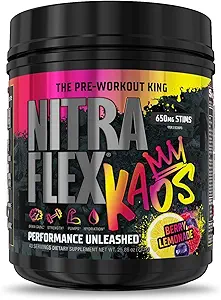 [BRSROAD5BEBBSF35] Nitraflex KAOS Berry Lemonade Pre-Workout Powder,