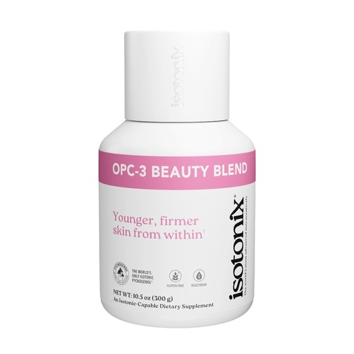 [BRSWIZIYBMCQ23DY] Isotonix OPC-3 Beauty Blend – Pycnogenol, Grape Seed & Hyaluronic Acid for Skin Hydration, Elasticity & Collagen Support, Isotonic Powder, Vegetarian, 45 Servings