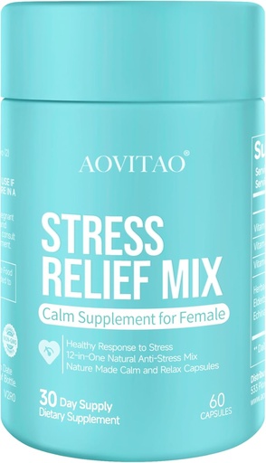 [BRSRAFD6BMGWAETU] Relajación nocturna Capsules Herbal soporta sueño reparador con magnesio & Ashwagandha