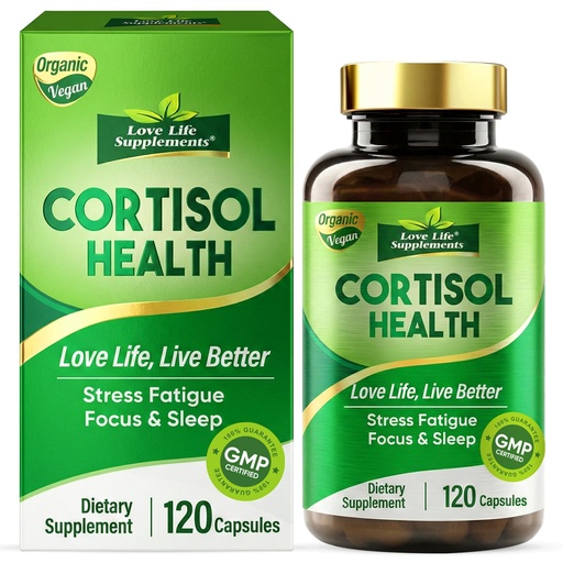 [BRSRGFDYDNYGK33B] Cortisol Supplements for Women/Men, Advanced Stress & Cortisol Support with Ashwagandha & Rhodiola Rosea, Promotes Relaxation, Mood, Focus, and Restful Sleep for Men and Women, 120 Capsules