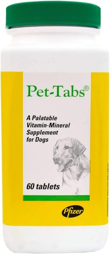 [BRSWIYT3PMJRQCTK] Pet Tabs originele Formule Vitamine Supplement, 60 Tellen