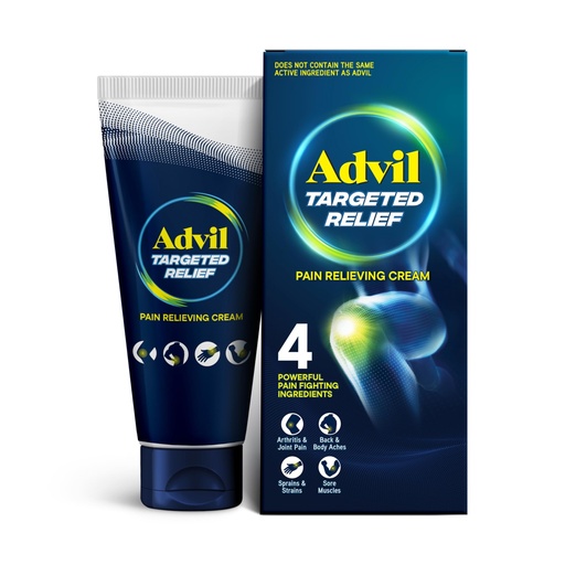 [BRSROBQ5CMBQOAD5] Advil Targeted Relief Pain Relieving Cream, Up to 8 Hours of Powerful Relief of Minor Arthritis Pain, Joint Pain, Lower Back Pain and Muscle Pain - 2.3 oz