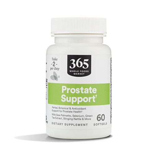 [BRSWGZQBOQCREYD3] 365 by Whole Foods Market, Prostate Support, 60 Softgels