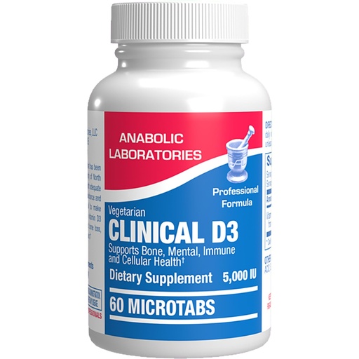 [BRSWIYIZCF7B4HA5] High Strength Vitamin D3 5000 IU - Clinical Formula Vitamin D Supplement for Men and Women for Bone Teeth Muscle Mood and Immune Support - High Absorption Vegetarian Microtabs (60 Day Supply)