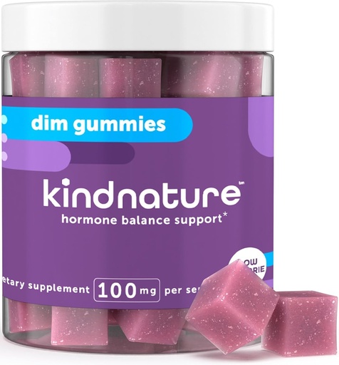 [BRSROCD6OBYGYCQU] kindnature DIM Supplement Gummies - 100mg DIM Gummies