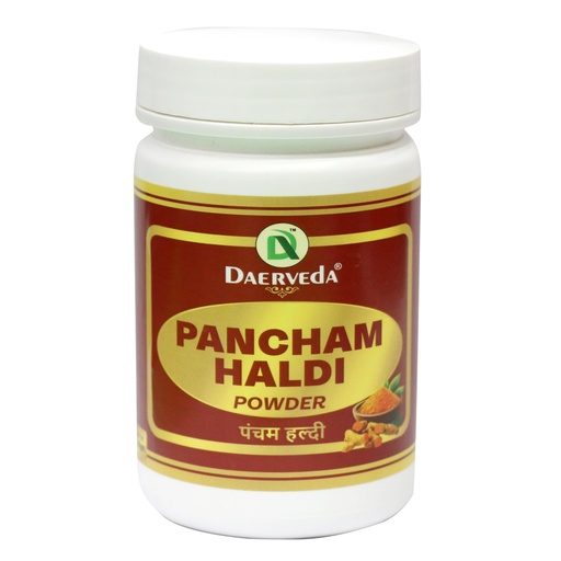 [BRSREFAHOAMGG2A3] Dev Ayurveda Pancham Haldi Powder, Ayurvedic Blend of 5 Types of Haldi (3.52 Oz/100gm)