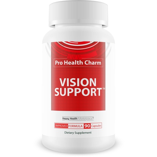 [BRSRACQ6CUHWCH3F] Pro Health Charm Vision Support - Improved Formula - Our Best Vision Pills For Eyes - Eye Vitamins For Vision Focus - Natural Vision Pills Eye Supplements For Adults 50 Blurry Vision Improvement Pills