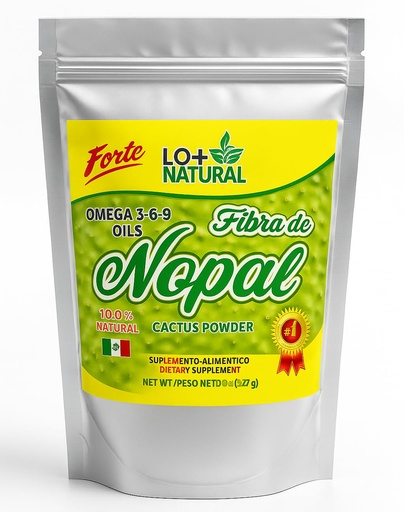 [BRSREGA6OINBQAIZ] Fibra de Nopal – 8 oz – 100% Nopal Cactus Powder – Fiber-Rich Digestive Support – Vegan, Gluten-Free & Non-GMO – Prickly Pear Cactus Supplement for Skin, Metabolism & Heart Health