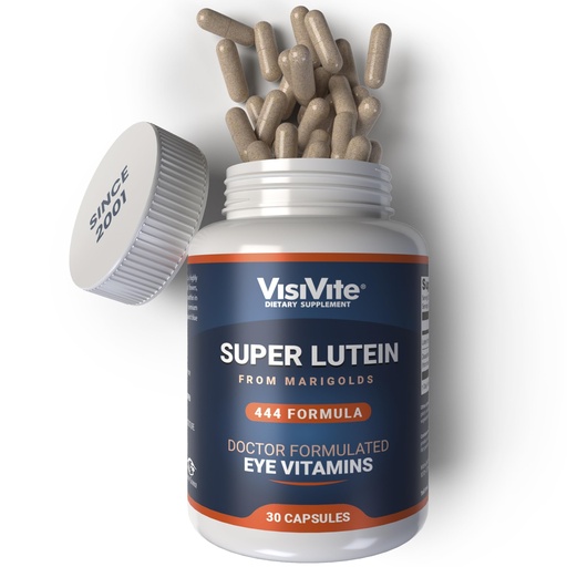 [BRSRA2YEBEDWO2DZ] VisiVite Super Lutein 444 Eye - Unique & Clear Eye Vitamins - Lutein Max Vision Vitamins for Eyes - Zeaxanthin Plus Lutein Eye Vitamins - Clear Eye Supplements for Adults