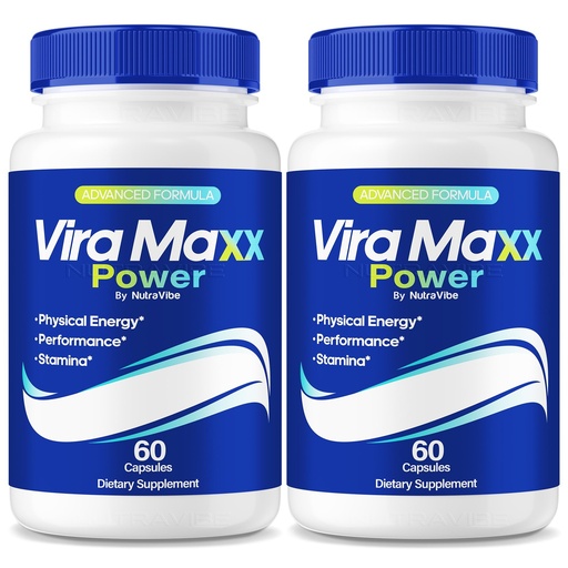 [BRSREGQ3OQPA2H3B] (2 Pack) Vira Maxx Power Capsules – ViraMaxx 1000mg Formula with a Natural Blend to Support Energy, Performance & Drive | Premium, Powerful Ingredients, ViraMaxxPower Pills (120 Capsules)