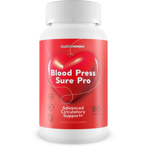 [BRSREHY7BAFBU3L3] Blood Press Sure Pro With Magnesium 12 - Our Best Circulation Support Pressure Supplement - Circulation Vitamin Blood Flow - High Pressure Pills - Blood Flow Vasodilator Blood Circulation Supplements