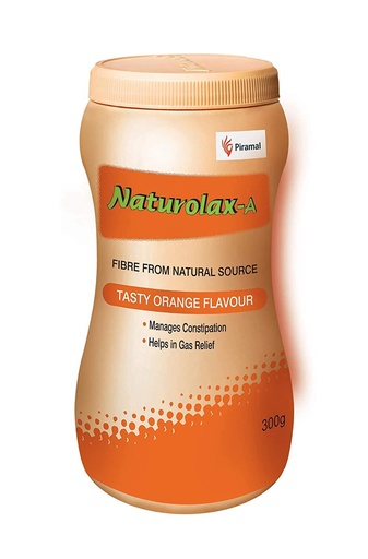 [BRSROYYHCUBWEDTD] Naturix Naturolax-A Isabgol Husk Powder, Orange, 300 GMS