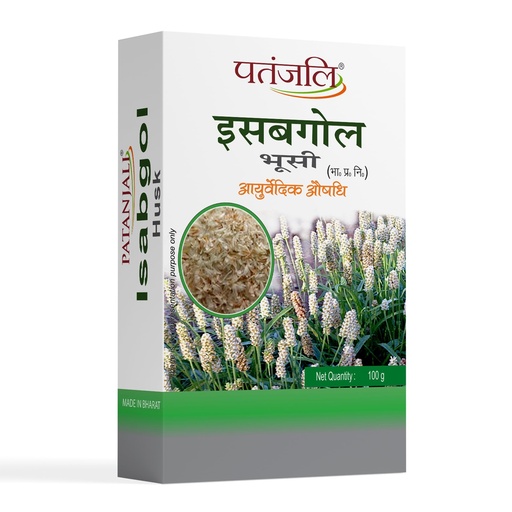 [BRSWYBIOBYDRSD3J] Patanjali General Isabgol Husk (Isabgol Bhoosi)-100Gm-(Pack Of 1)