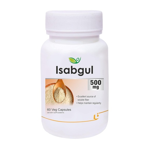 [BRSRAYL2BAHG2YL7] Generic Pub Isabgol 500mg - 60 Veg Capsules