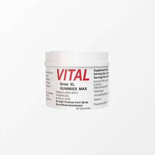 [BRSRABQOPNYWOCT3] OOVLUP Vital Grow XL Performance Gummies for Men, 1050MG Blend, 60 Count