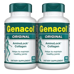 Genacol Original – Collagen Supplement with Ultra-Hydrolyzed Peptides for Joint Health Support, Knee Supplement for Men & Women, Value Duo-Pack, 360 Capsules (120-Day Supply)