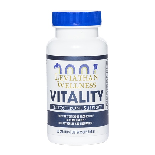 [BRSROFTQOYBWYFLZ] Vitality – Testosterone Support Formula | Fenugreek (500 mg), Fadogia Agrestis (300 mg), Shilajit, Tongkat Ali, Ginger, Ashwagandha | 60 Capsules, 30 Servings | Made in the USA