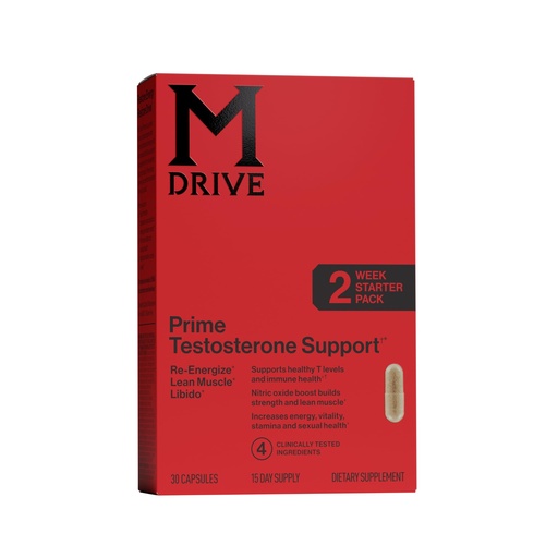 [BRSROAI5AF6WYYDV] Mdrive Prime - Men's T-Support Supplement, Max Energy, Focus & Lean Muscle, KSM-66 Ashwagandha, S7 Nitric Oxide Booster, Bioperine and DHEA,15 Servings, 30 Count