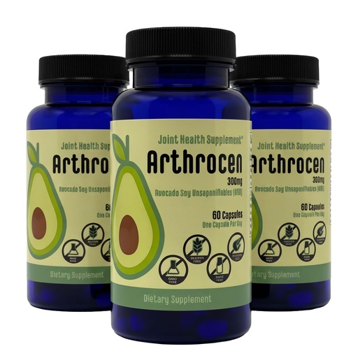 [BRSW2AQOCMJQ2YIU] ASU Joint Support Supplement, 300mg Avocado Soy Unsaponifiables, Once Daily | Clinically evaluated ASU formula, 6-month supply, non-GMO, gluten & shellfish free, US Made for everyday joint wellness