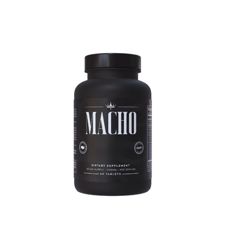 [BRSREFQ2B4NAMG3J] Macho - Dietary Supplement for Men, pre Workout - Tongkat Ali & Nitric Oxide, para Hombre, Made in The USA