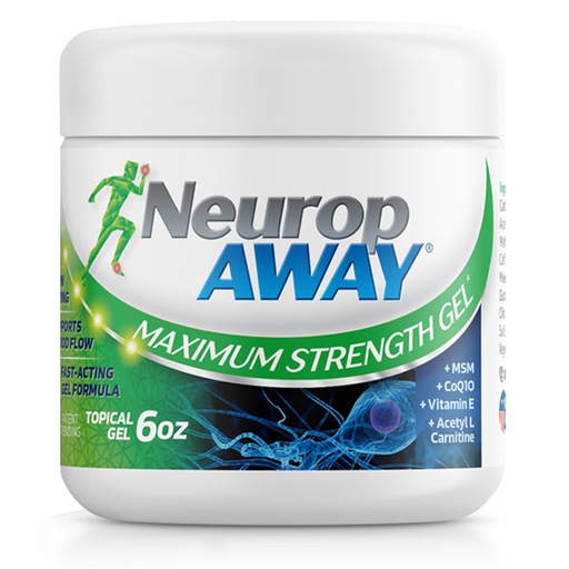 [BRSWGED2DMIW2ETZ] NeuropAWAY® Maximum Strength Gel, for Nerve discomfort, Burning, Tingling, and Numbness 6oz