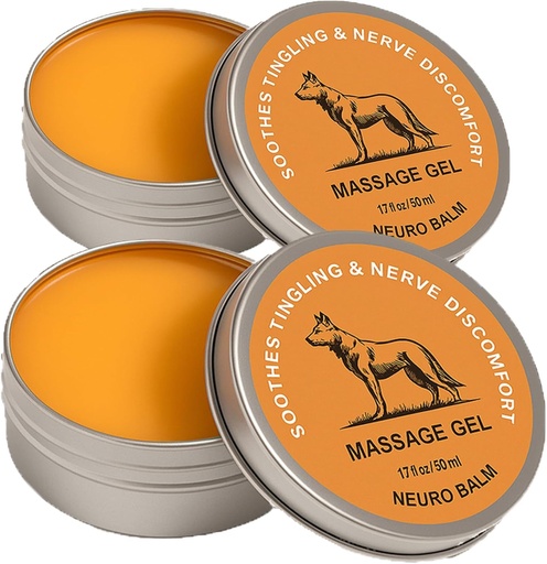 [BRSREAIKO57WY3LB] Lmoy 2PCS Neuro Balm, Nerve Relief Balm for Neuropathy, Natural Joint Care Soothing Massage Cream with Magnesium and Menthol