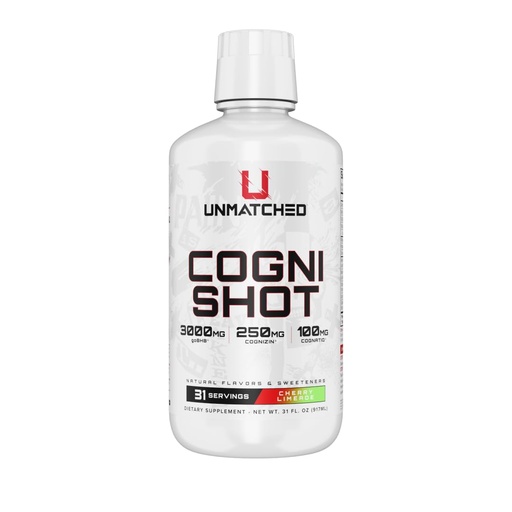 [BRSRGCYYPNYR423O] Unmatched CogniShot | Ketones, Citicoline, Coffee Fruit Extract & Organic Lion’s Mane Mushroom | Supports Clean Energy, Mental Focus, Cognitive Performance | 31 Servings (Cherry Limeade)