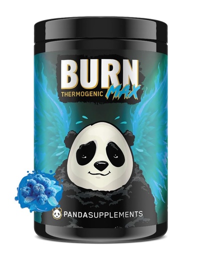 [BRSRAAA5BEDR63Q3] Underground Bio Labs: Panda Burn MAX Enhance Your Strength, Energy, Focus with Dual Source Caffiene (350mg), Alpha GPC, and MitoBurn® (Blue Razz Rock Candy)(25 Servings)
