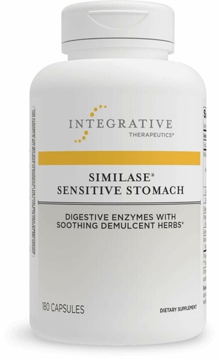 [BRSWIYLYCQJW2YDK] Integrative Therapeutics Similase Sensitive Stomach - Support for Sensitive Stomachs* - Dairy-Free & Vegan - 180 Capsules (90 Servings)