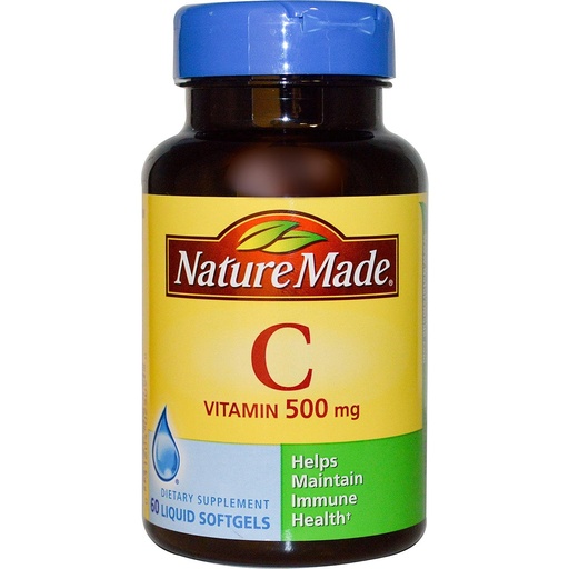 [BRSWIYYPOIFWAHQ7] Nature Made Vitamin C 500 Mg Softgels, 60-Count