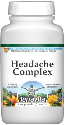 [BRSWI2QRPMMRQGDM] Headache Complex Powder - Feverfew and White Willow Bark (4 oz, ZIN: 512935)