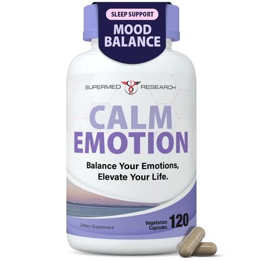[BRSRGZQPOUGQAA3V] Mood Support Supplement with GABA, Ashwagandha, L-Theanine, L-Tyrosine, L-Glycine, 5-HTP & Magnesium – Supports Relaxation, Mood & Restful Sleep – Non-GMO, Vegan (120 Veg Capsules)