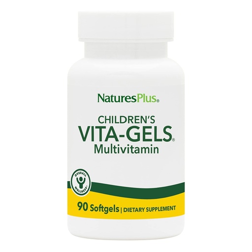 [BRSWIYT3PMCAECTI] NaturesPlus Children’s Vita-Gels Multivitamin, Natural Orange Flavor - 90 Softgels - Gluten Free - 90 Servings